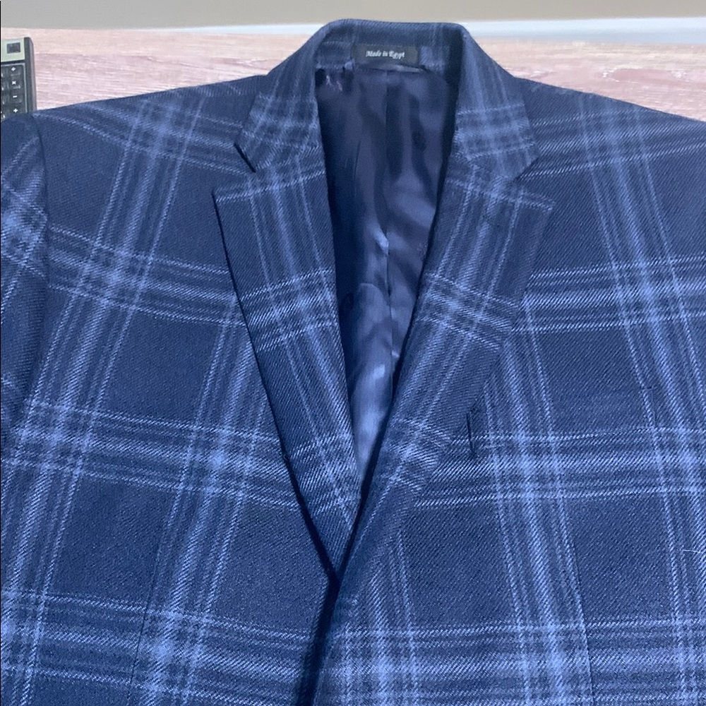 Ralph Lauren Blue Windowpane Sport Coat